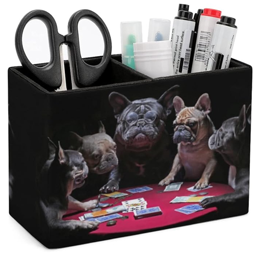 french bulldog design pencil holder