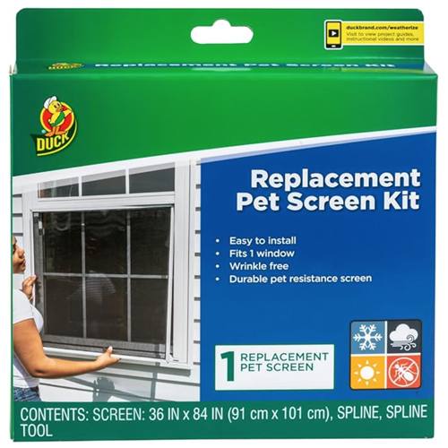 replacement pet screen kit green and blue package