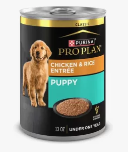 Purina Pro Plan front of can on white background